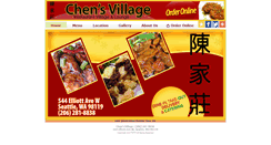 Desktop Screenshot of chensvillageseattle.com